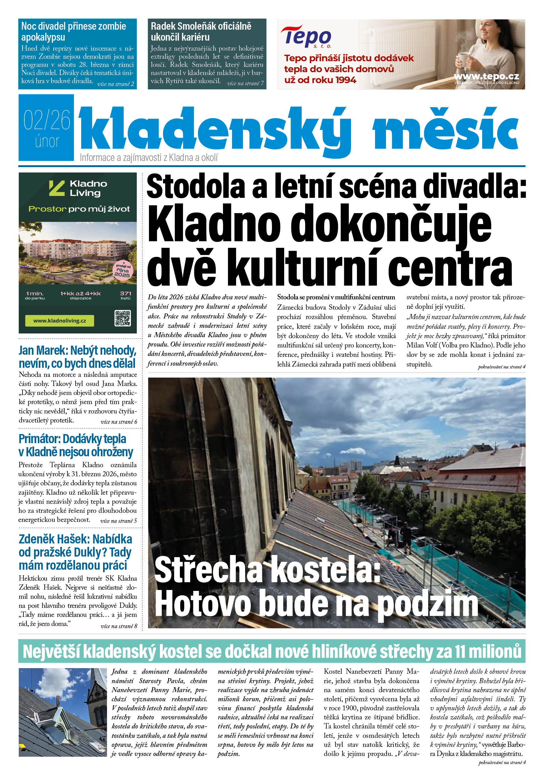 Kladenský měsíc - únor 2026