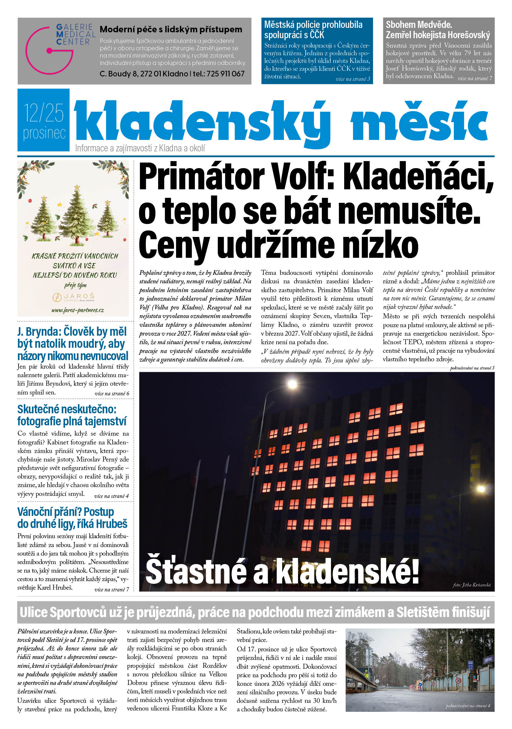 Kladenský měsíc - prosinec 2025