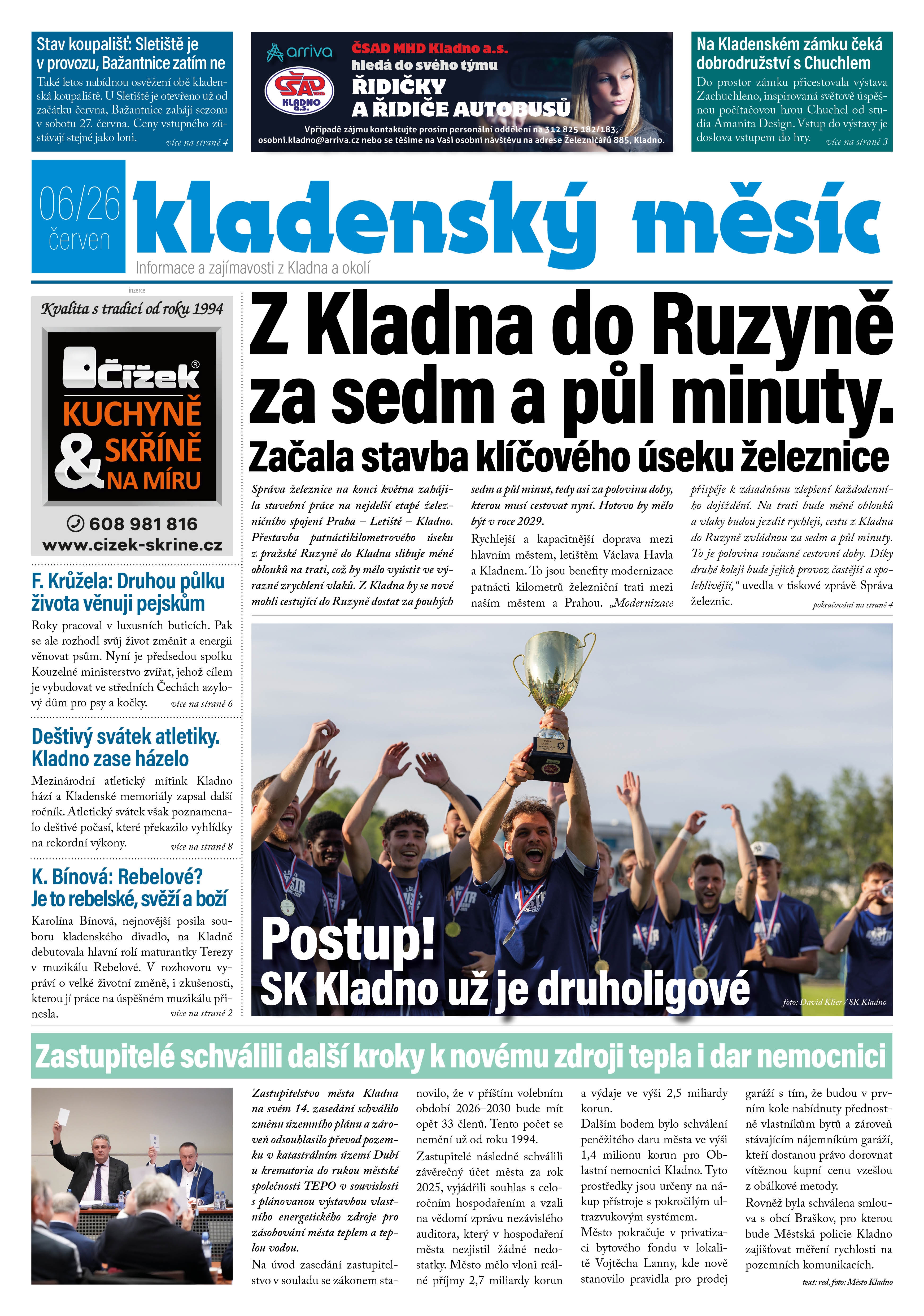 Kladenský měsíc - červen 2026