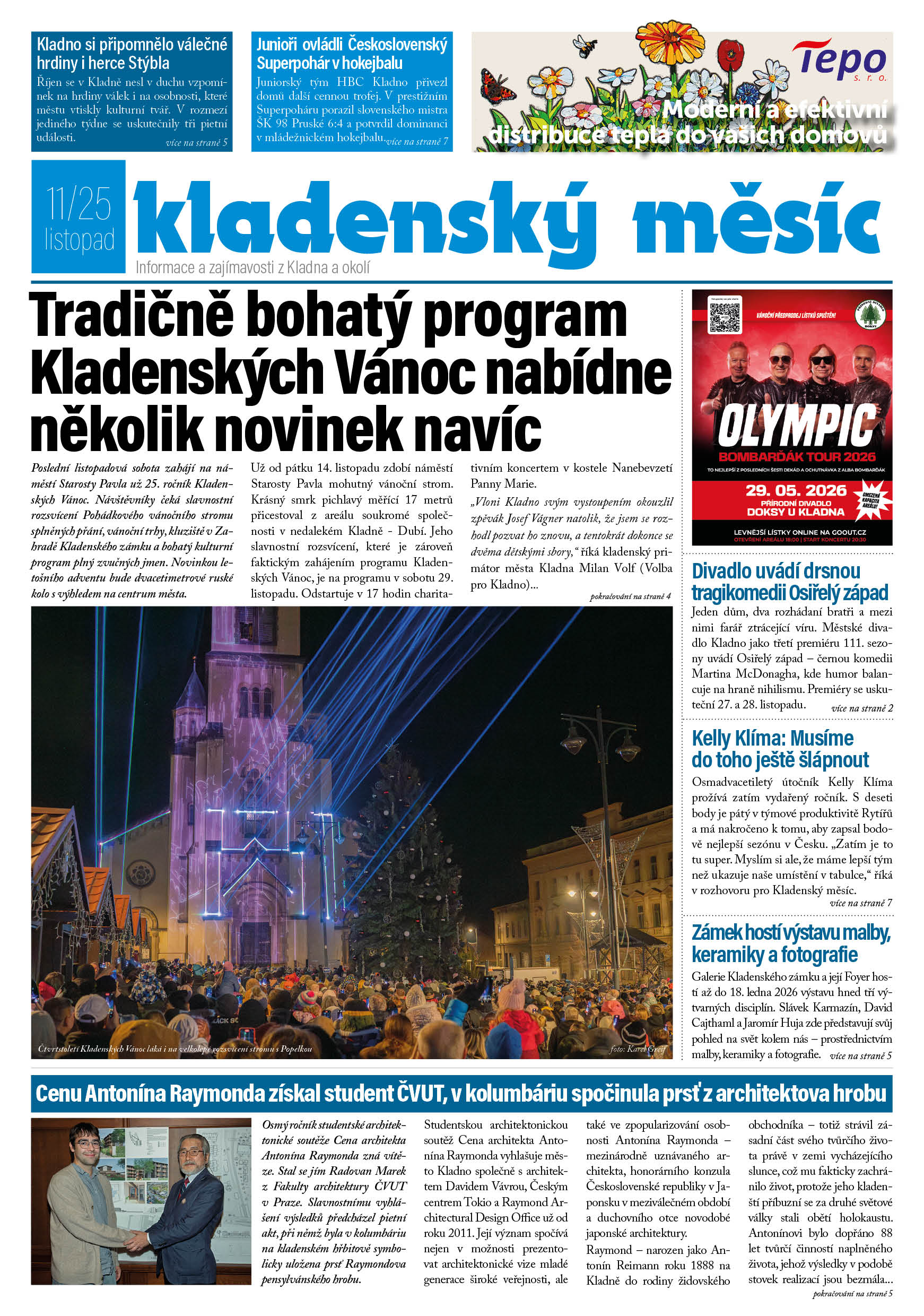 Kladenský měsíc - listopad 2025