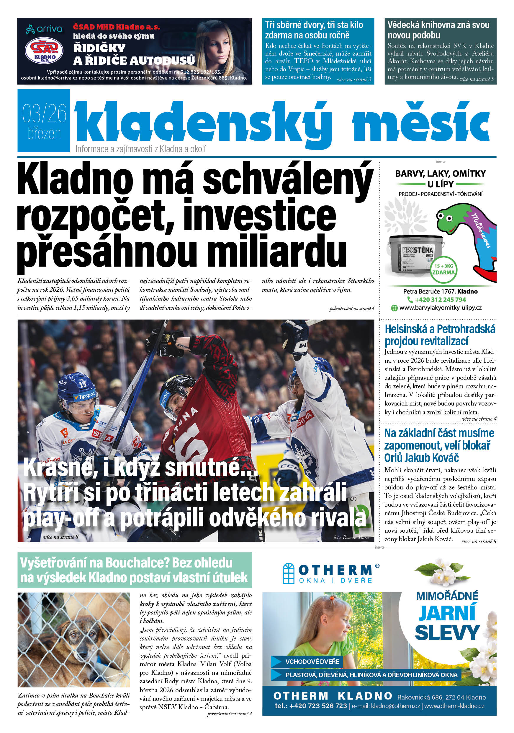 Kladenský měsíc - březen 2026