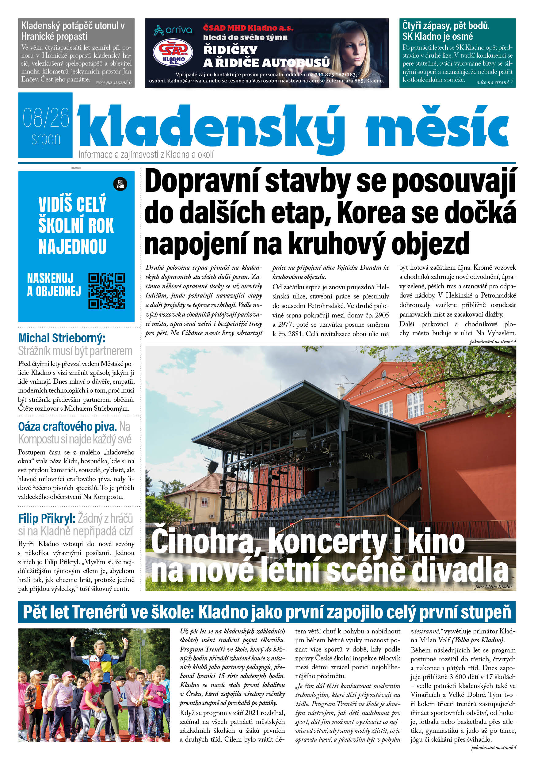 Kladenský měsíc - srpen 2026