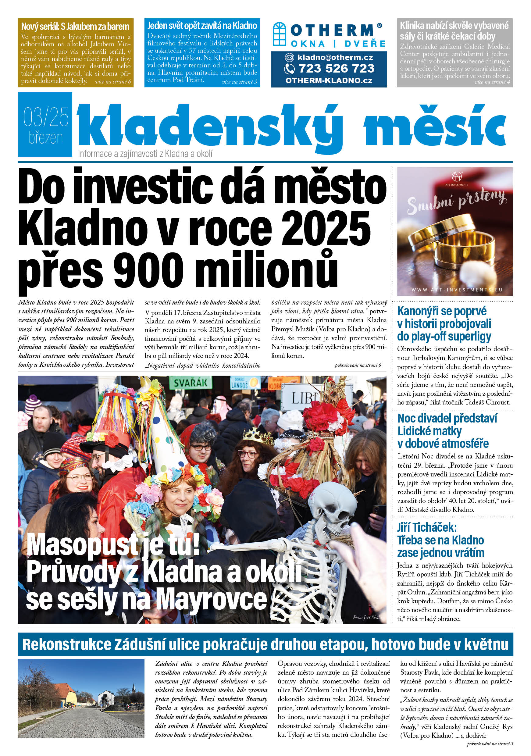 Kladenský měsíc - březen 2025